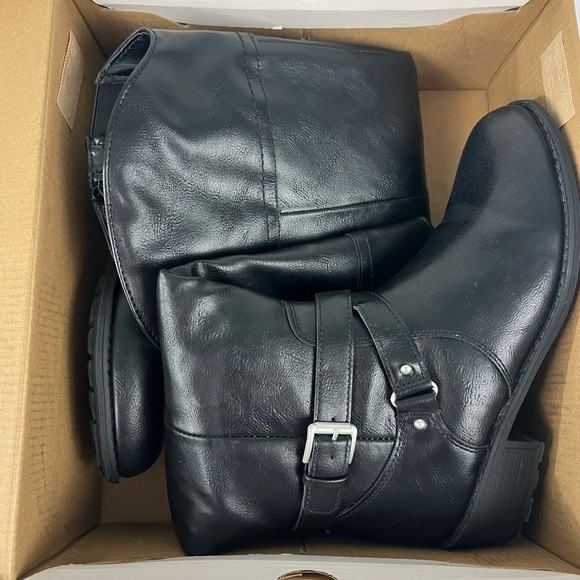 NIB - St. John’s Bay Dempsy Black Riding Boots - Size 8.5 - Picture 11 of 13